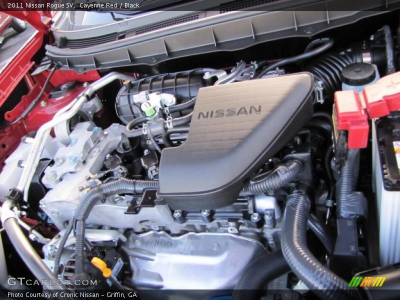 Cayenne Red / Black 2011 Nissan Rogue SV