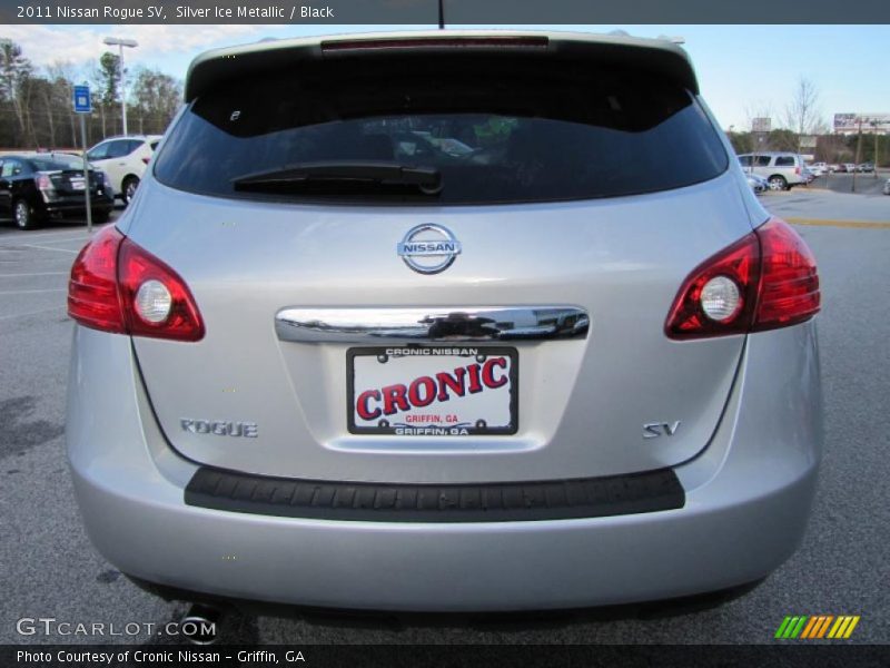 Silver Ice Metallic / Black 2011 Nissan Rogue SV