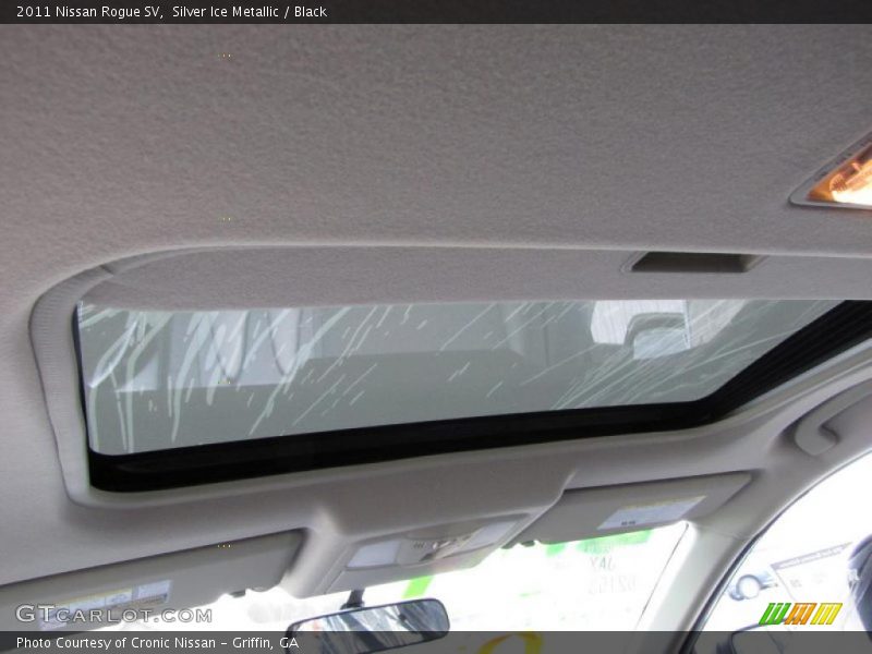 Silver Ice Metallic / Black 2011 Nissan Rogue SV