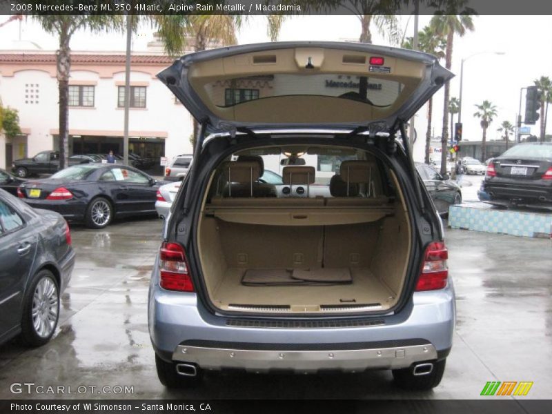 Alpine Rain Metallic / Macadamia 2008 Mercedes-Benz ML 350 4Matic