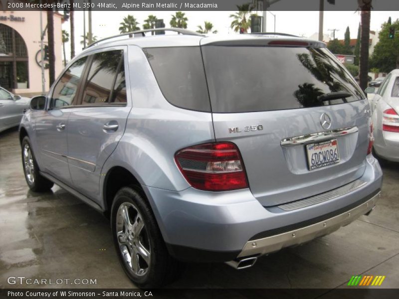 Alpine Rain Metallic / Macadamia 2008 Mercedes-Benz ML 350 4Matic