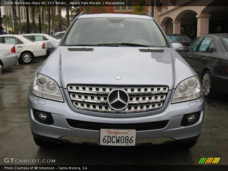 Alpine Rain Metallic / Macadamia 2008 Mercedes-Benz ML 350 4Matic