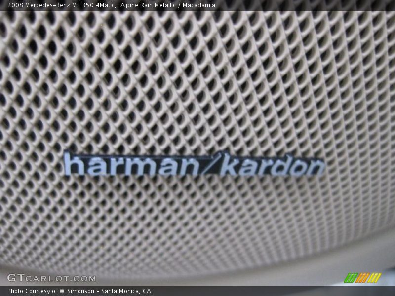 Alpine Rain Metallic / Macadamia 2008 Mercedes-Benz ML 350 4Matic