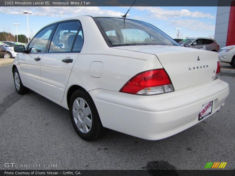 Innsbruck White / Tan 2003 Mitsubishi Lancer ES