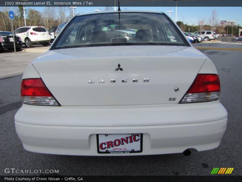 Innsbruck White / Tan 2003 Mitsubishi Lancer ES