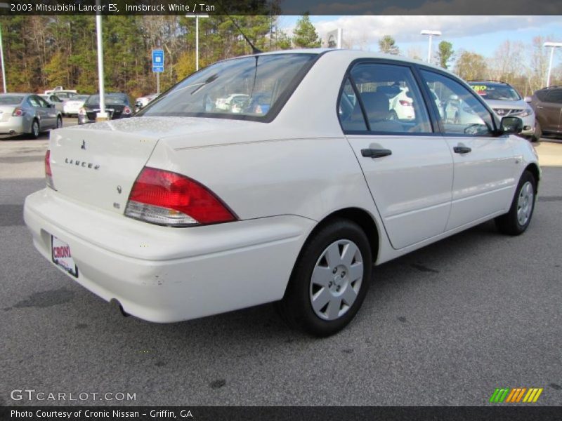 Innsbruck White / Tan 2003 Mitsubishi Lancer ES