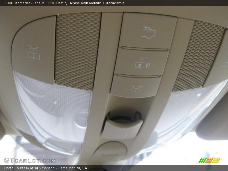 Alpine Rain Metallic / Macadamia 2008 Mercedes-Benz ML 350 4Matic