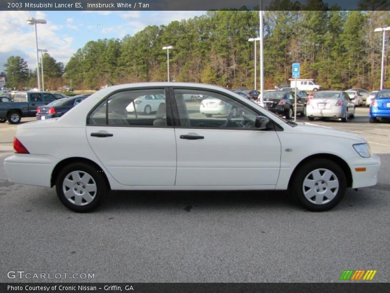 Innsbruck White / Tan 2003 Mitsubishi Lancer ES