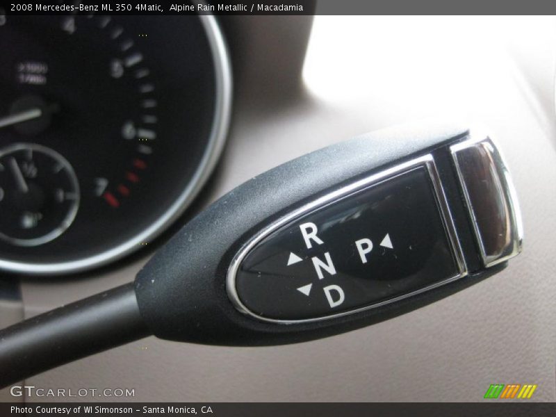 Alpine Rain Metallic / Macadamia 2008 Mercedes-Benz ML 350 4Matic
