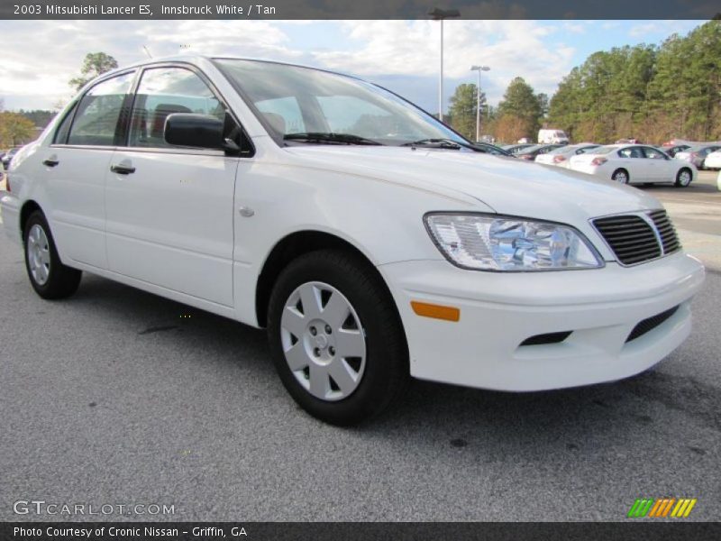 Innsbruck White / Tan 2003 Mitsubishi Lancer ES