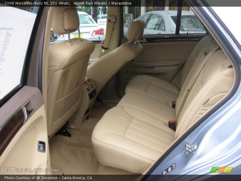Alpine Rain Metallic / Macadamia 2008 Mercedes-Benz ML 350 4Matic