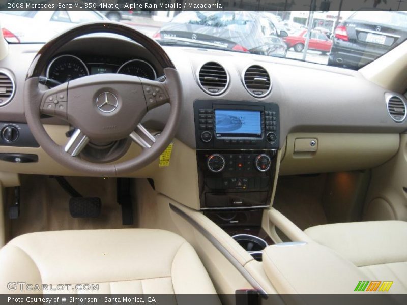 Alpine Rain Metallic / Macadamia 2008 Mercedes-Benz ML 350 4Matic