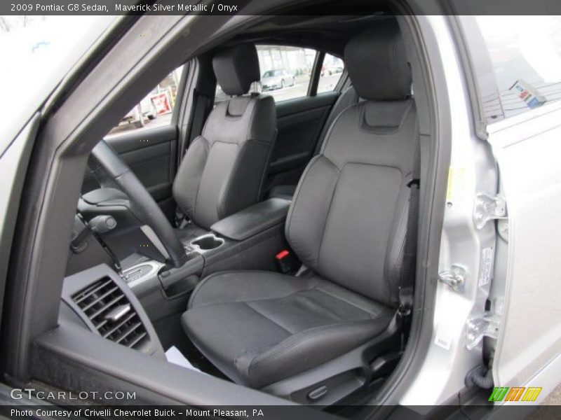  2009 G8 Sedan Onyx Interior