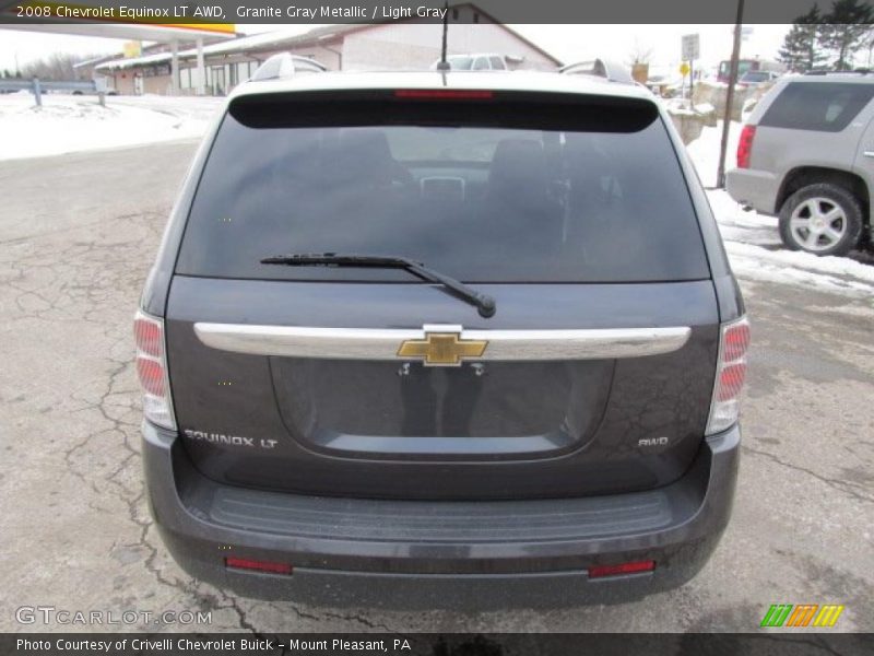 Granite Gray Metallic / Light Gray 2008 Chevrolet Equinox LT AWD