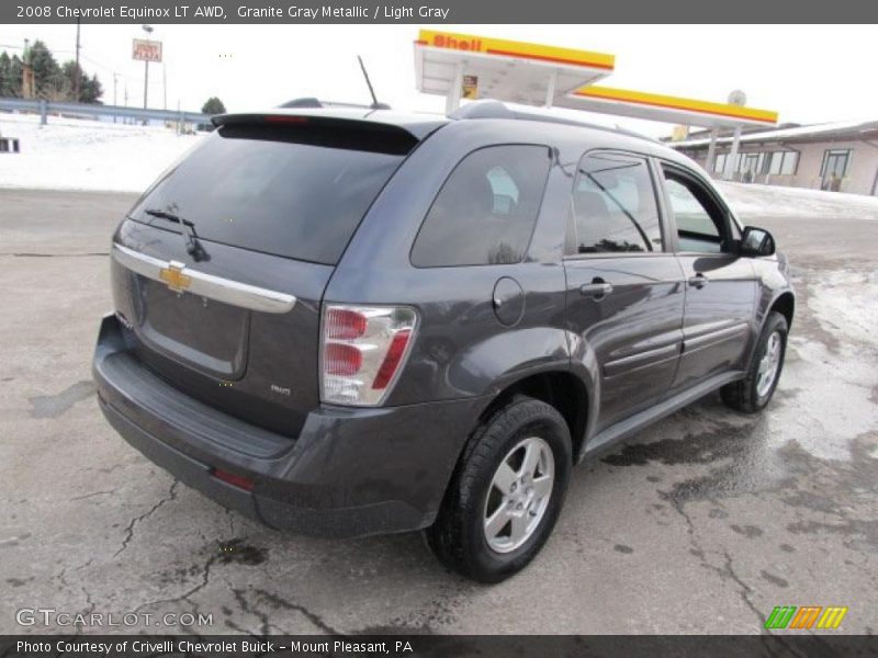 Granite Gray Metallic / Light Gray 2008 Chevrolet Equinox LT AWD
