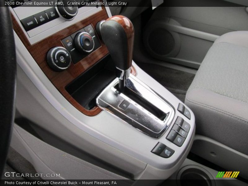 Granite Gray Metallic / Light Gray 2008 Chevrolet Equinox LT AWD