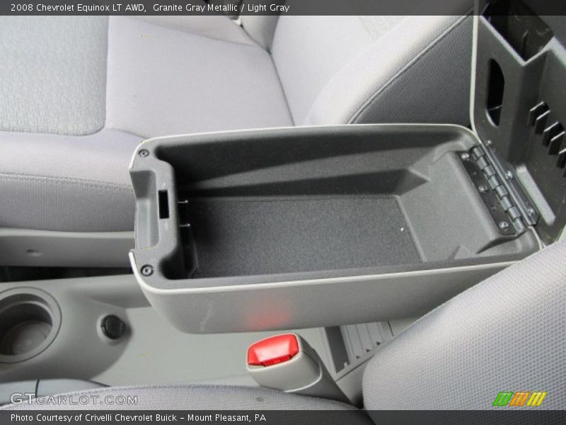 Granite Gray Metallic / Light Gray 2008 Chevrolet Equinox LT AWD