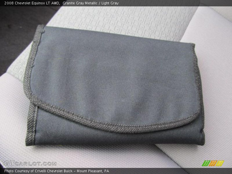 Granite Gray Metallic / Light Gray 2008 Chevrolet Equinox LT AWD