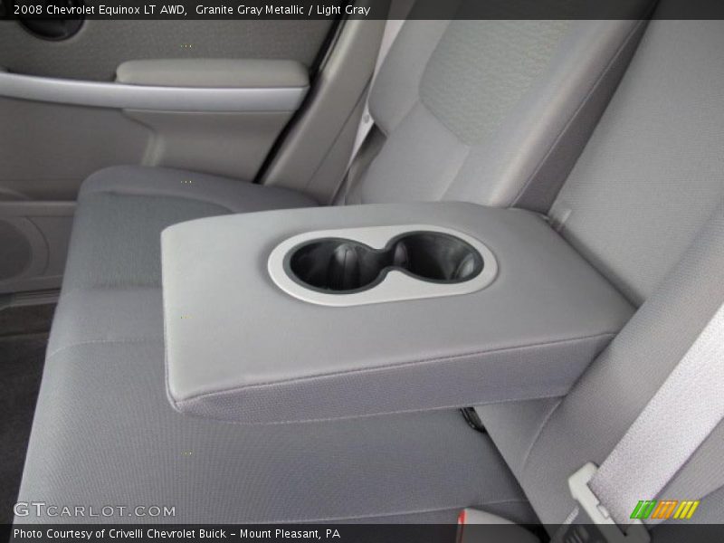Granite Gray Metallic / Light Gray 2008 Chevrolet Equinox LT AWD