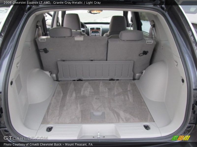 Granite Gray Metallic / Light Gray 2008 Chevrolet Equinox LT AWD