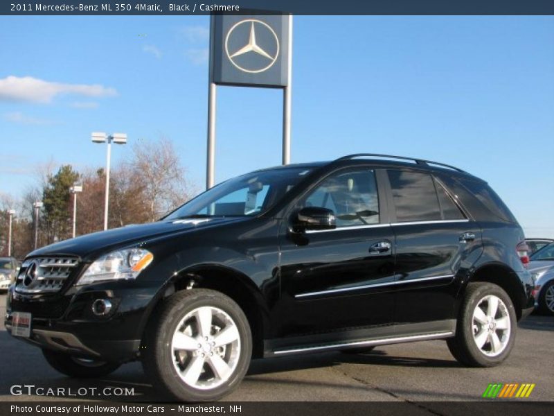 Black / Cashmere 2011 Mercedes-Benz ML 350 4Matic