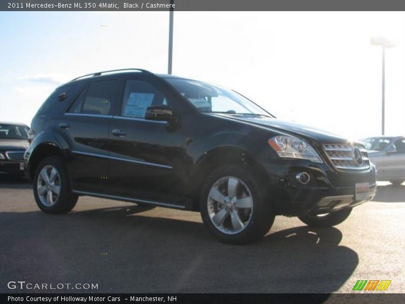 Black / Cashmere 2011 Mercedes-Benz ML 350 4Matic