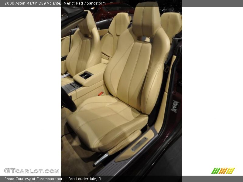 Merlot Red / Sandstorm 2008 Aston Martin DB9 Volante