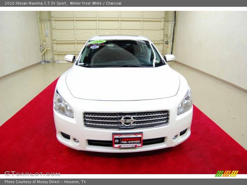 Winter Frost White / Charcoal 2010 Nissan Maxima 3.5 SV Sport