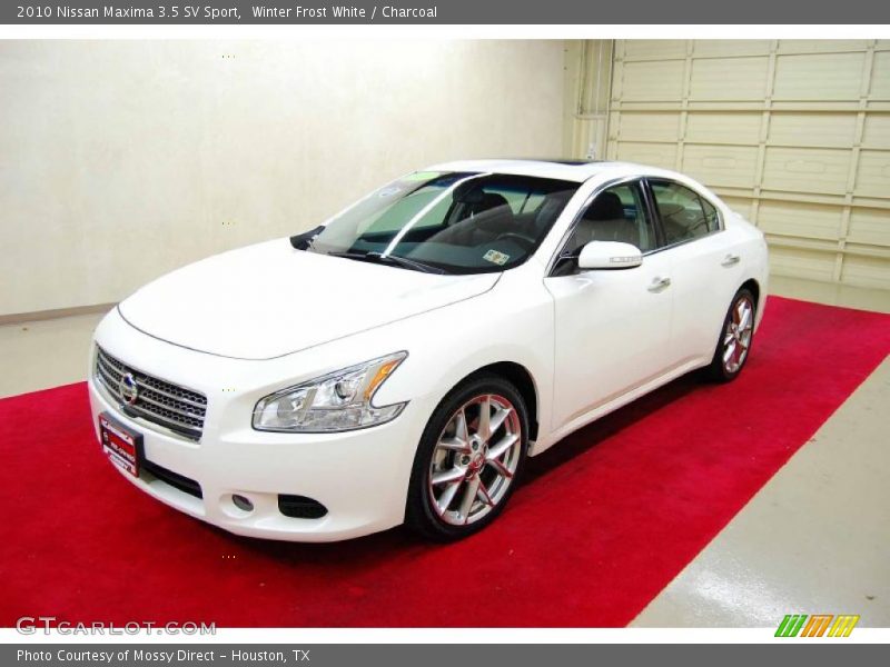 Winter Frost White / Charcoal 2010 Nissan Maxima 3.5 SV Sport