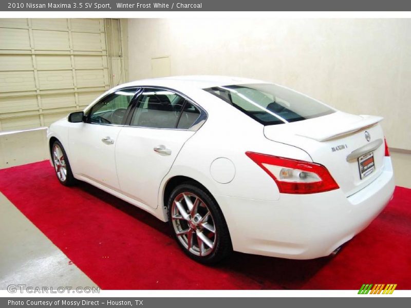 Winter Frost White / Charcoal 2010 Nissan Maxima 3.5 SV Sport