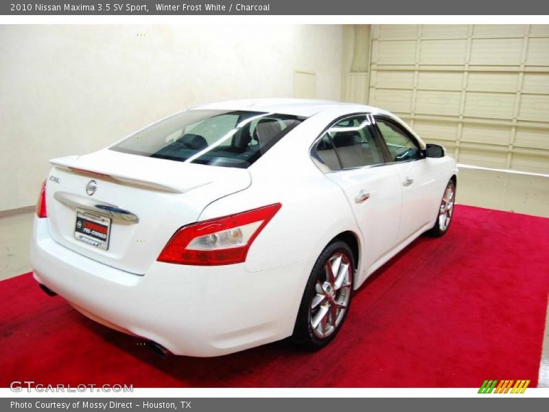 Winter Frost White / Charcoal 2010 Nissan Maxima 3.5 SV Sport