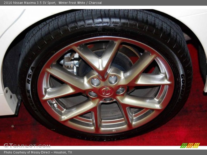 Winter Frost White / Charcoal 2010 Nissan Maxima 3.5 SV Sport