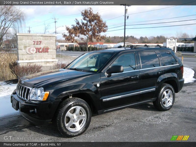 Black / Dark Khaki/Light Graystone 2006 Jeep Grand Cherokee Limited 4x4