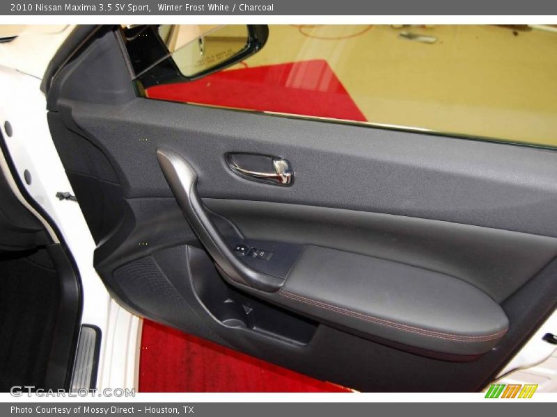 Winter Frost White / Charcoal 2010 Nissan Maxima 3.5 SV Sport