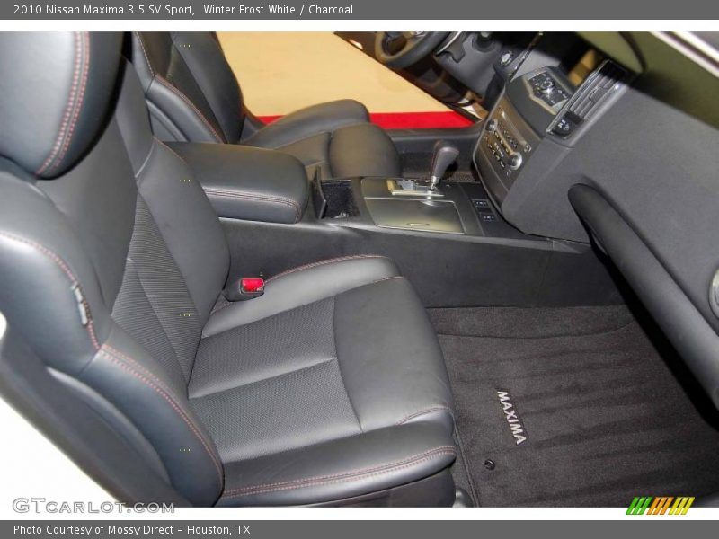 Winter Frost White / Charcoal 2010 Nissan Maxima 3.5 SV Sport