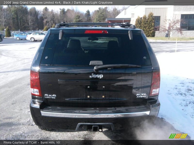 Black / Dark Khaki/Light Graystone 2006 Jeep Grand Cherokee Limited 4x4