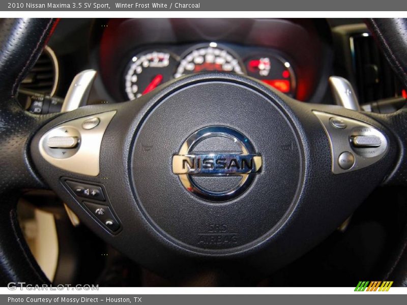 Winter Frost White / Charcoal 2010 Nissan Maxima 3.5 SV Sport