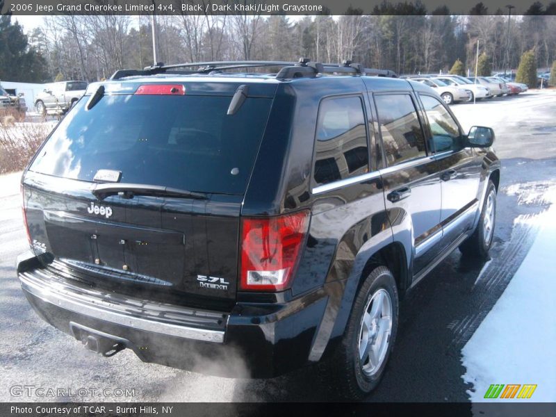 Black / Dark Khaki/Light Graystone 2006 Jeep Grand Cherokee Limited 4x4