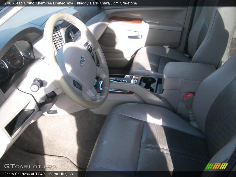Black / Dark Khaki/Light Graystone 2006 Jeep Grand Cherokee Limited 4x4