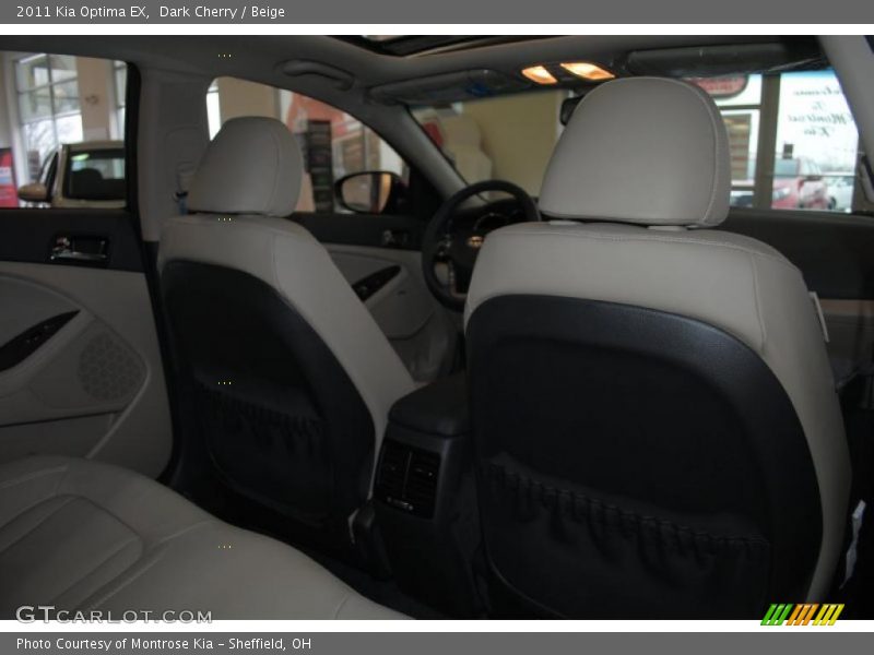 Dark Cherry / Beige 2011 Kia Optima EX