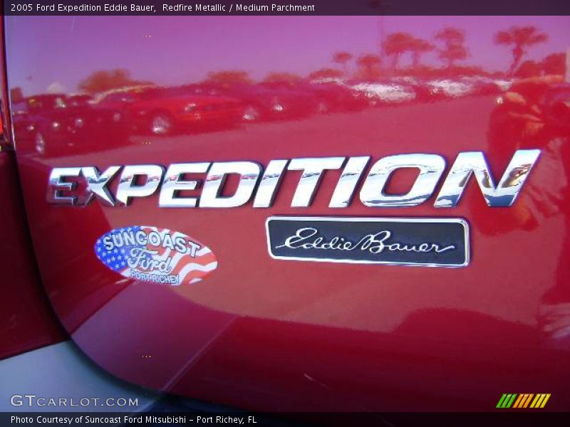 Redfire Metallic / Medium Parchment 2005 Ford Expedition Eddie Bauer