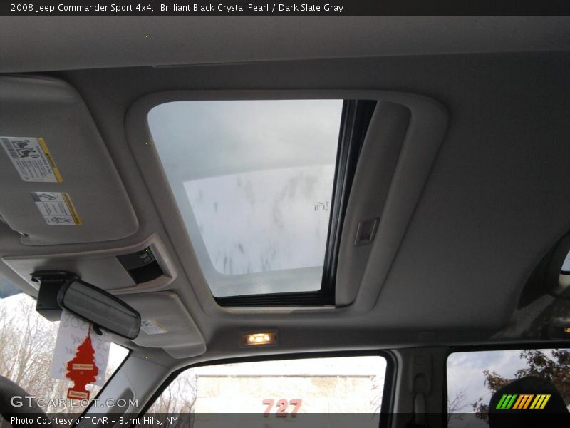 Brilliant Black Crystal Pearl / Dark Slate Gray 2008 Jeep Commander Sport 4x4