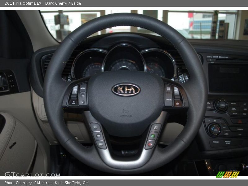 Dark Cherry / Beige 2011 Kia Optima EX