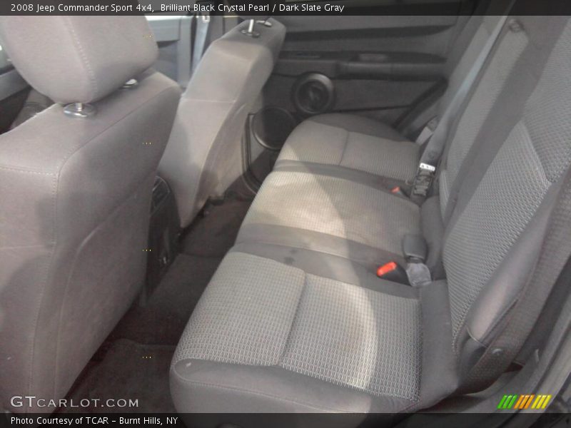 Brilliant Black Crystal Pearl / Dark Slate Gray 2008 Jeep Commander Sport 4x4