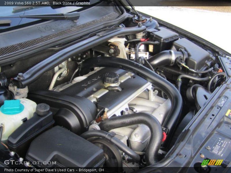  2009 S60 2.5T AWD Engine - 2.5 Liter Turbocharged DOHC 20 Valve CVVT Inline 5 Cylinder