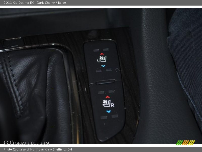 Dark Cherry / Beige 2011 Kia Optima EX