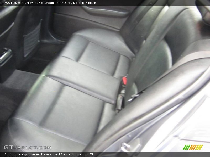 Steel Grey Metallic / Black 2001 BMW 3 Series 325xi Sedan