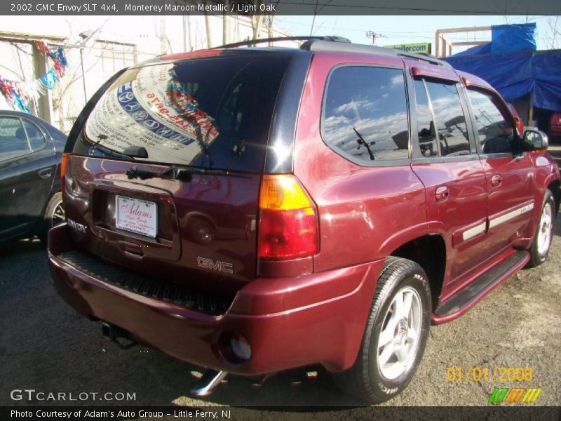 Monterey Maroon Metallic / Light Oak 2002 GMC Envoy SLT 4x4