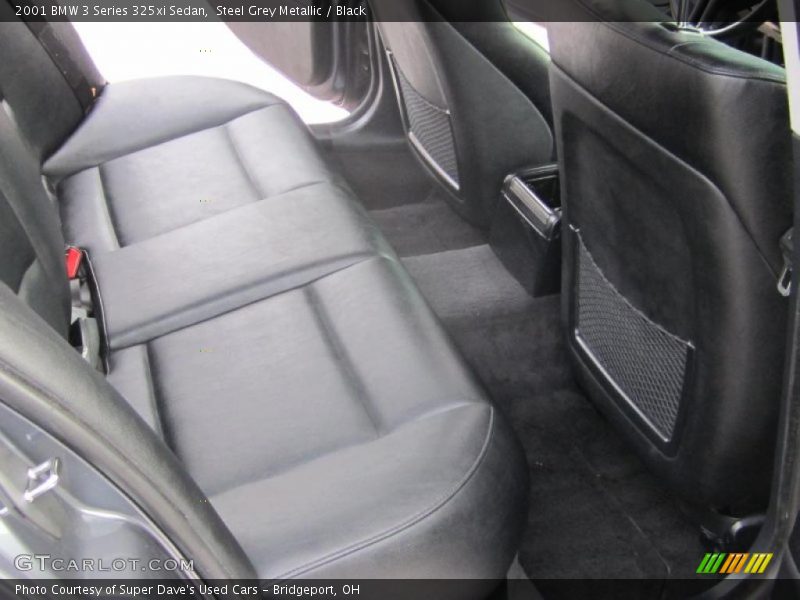 Steel Grey Metallic / Black 2001 BMW 3 Series 325xi Sedan