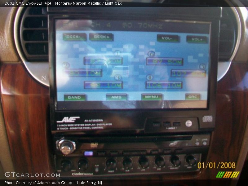 Monterey Maroon Metallic / Light Oak 2002 GMC Envoy SLT 4x4